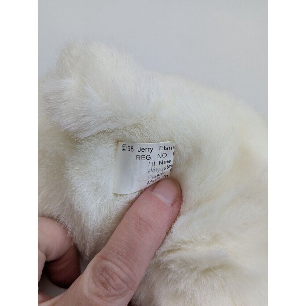 Jerry Elsner White Bear Plush Stuffed Animal 1998 - Picture 5 of 7